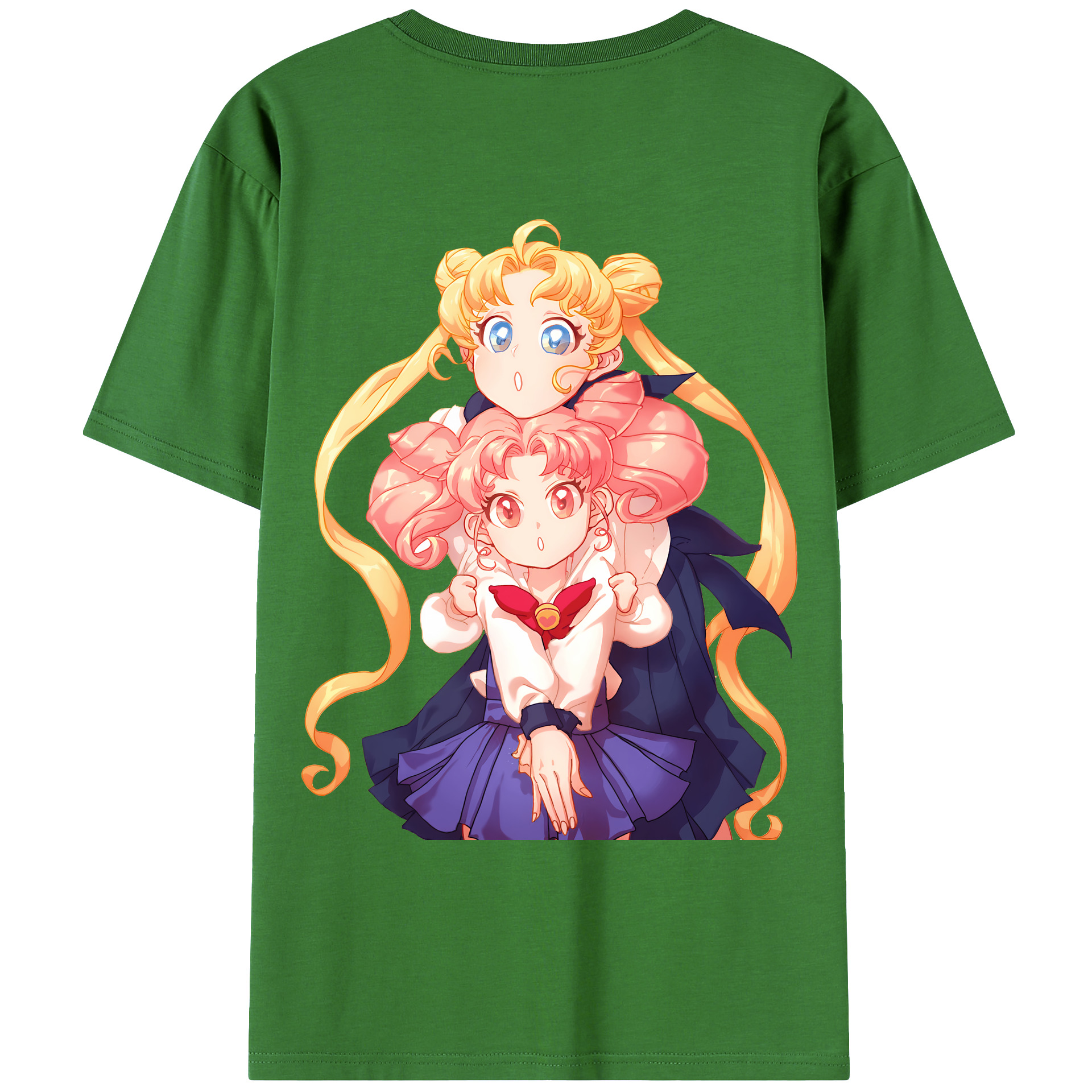 （画像用） 美少女戦士セーラームーン 愛野 美奈子 あいの みなこ Sailor Moon Aino Minako レディース半袖Tシャツ(バックプリント)